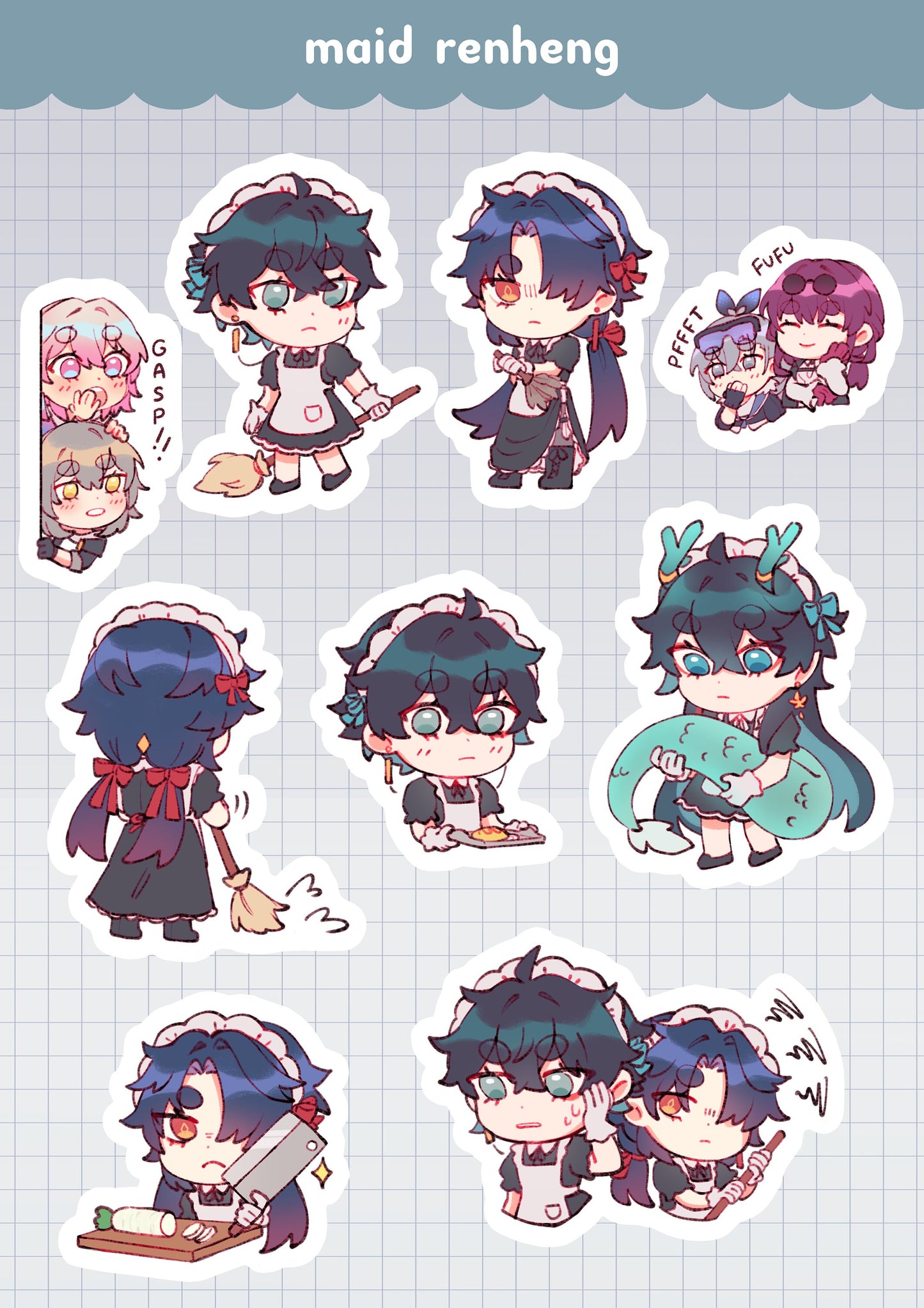 Renheng Sticker Sheet