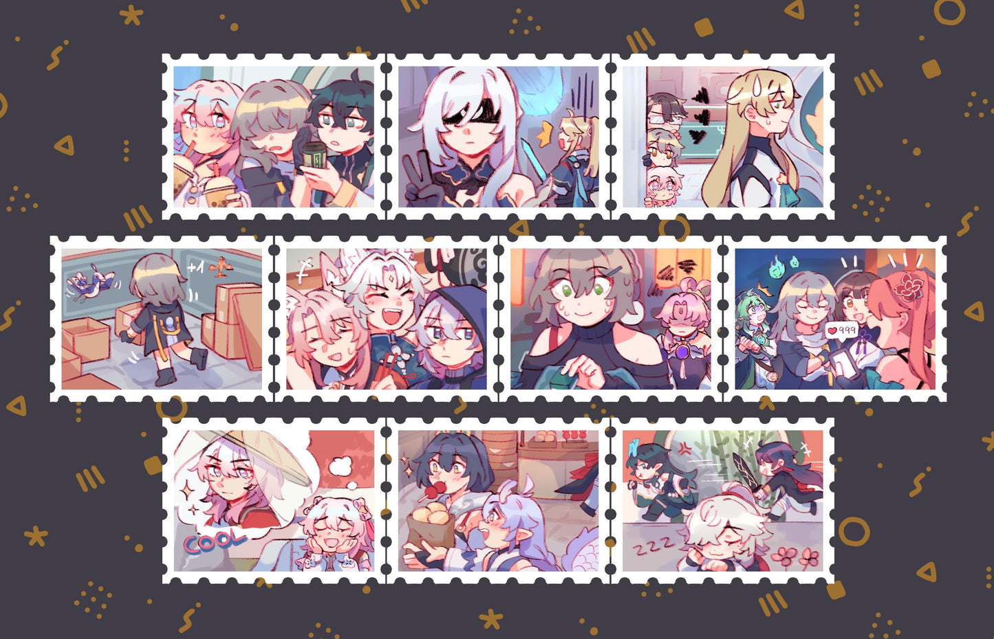 Xianzhou Luofu Stamp Washi Tape